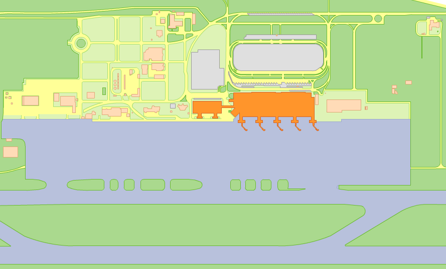 Map of Alicante airport terminal